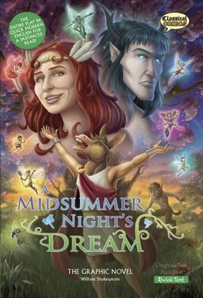 A Midsummer Night's Dream The Graphic Novel, William Shakespeare - Paperback - 9781906332914