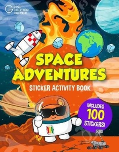 Space Adventures Sticker Activity Book, Royal Observatory Greenwich - Paperback - 9781906367701
