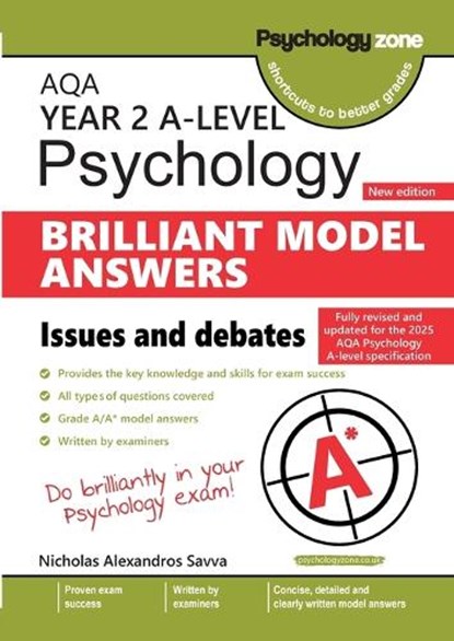 AQA A-level Psychology, Nicholas Savva - Paperback - 9781906468408