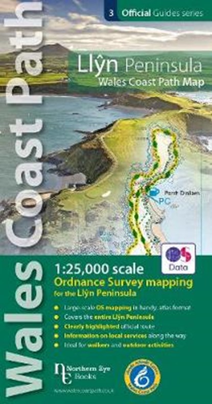 Llyn Peninsula Coast Path Map, niet bekend - Paperback - 9781908632609