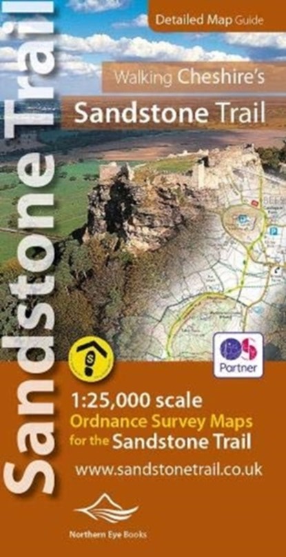 Walking Cheshire's Sandstone Trail - OS Map Book, niet bekend - Paperback - 9781908632968