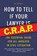 How to Tell If Your Lawyer is C.R.A.P., NELSON,  B. J. - Paperback - 9781909421851