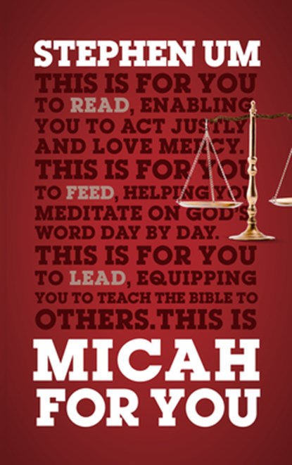 Micah For You, Stephen Um - Paperback - 9781909559745