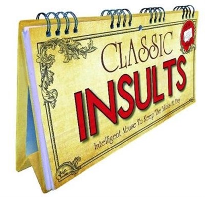 Classic Insults Flip Book, niet bekend - Paperback - 9781909732322
