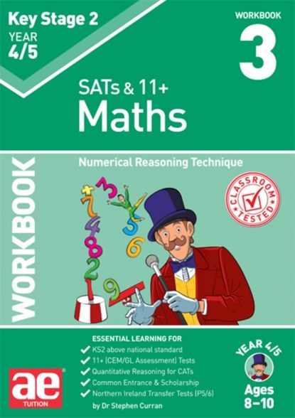 KS2 Maths Year 4/5 Workbook 3, Dr Stephen C Curran ; Katrina MacKay - Paperback - 9781910106358