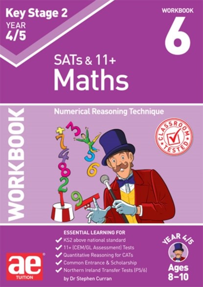 KS2 Maths Year 4/5 Workbook 6, Dr Stephen C Curran ; Katrina MacKay - Paperback - 9781910106389