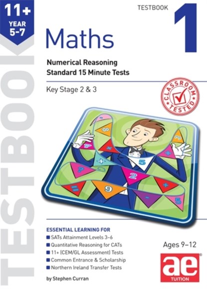 11+ Maths Year 5-7 Testbook 1, Stephen C. Curran - Paperback - 9781910106846