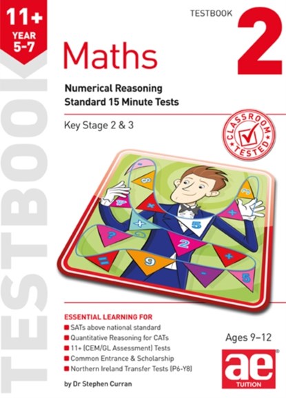 11+ Maths Year 5-7 Testbook 2, Stephen C. Curran - Paperback - 9781910106853