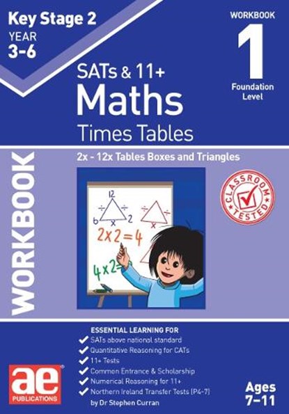KS2 Times Tables Workbook 1, Dr Stephen C Curran - Paperback - 9781910106952