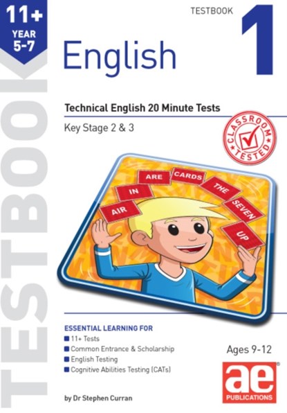 11+ English Year 5-7 Testbook 1, Dr Stephen C Curran ; Katrina MacKay - Paperback - 9781910107409