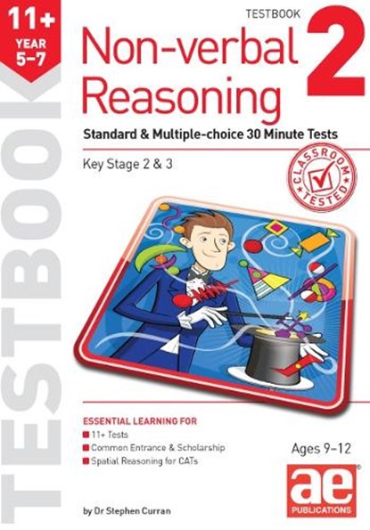 11+ Non-verbal Reasoning Year 5-7 Testbook 2, Dr Stephen C Curran - Paperback - 9781910107768