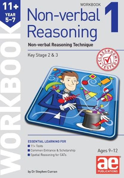 11+ Non-verbal Reasoning Year 5-7 Workbook 1, Dr Stephen C Curran - Paperback - 9781910107867
