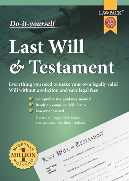 Last Will & Testament Kit, Lawpack - Paperback - 9781910143834