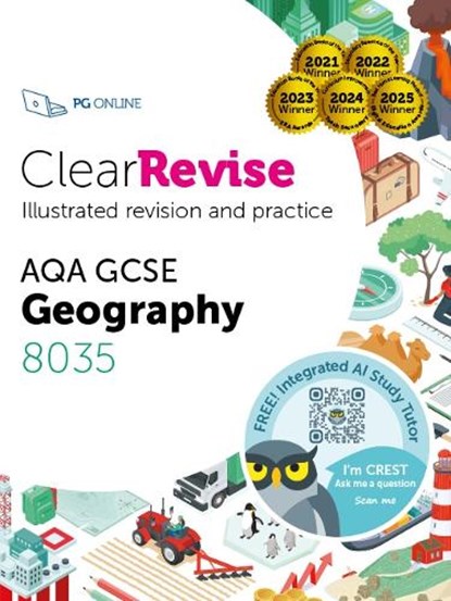 ClearRevise AQA GCSE Geography 8035, PG Online - Paperback - 9781910523308