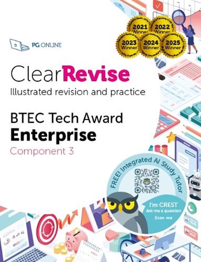 ClearRevise BTEC Tech Award Enterprise Component 3, PG Online - Paperback - 9781910523391