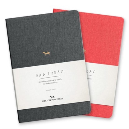 A Notebook For Bad Ideas - Grey/plain, Hoxton Mini Press - Gebonden - 9781910566657