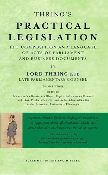Thring's Practical Legislation, Henry Thring - Paperback - 9781910745113
