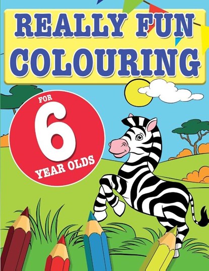 Really Fun Colouring Book For 6 Year Olds, Mickey MacIntyre - Paperback - 9781911219071