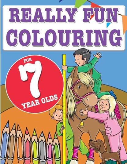 Really Fun Colouring Book For 7 Year Olds, Mickey MacIntyre - Paperback - 9781911219088