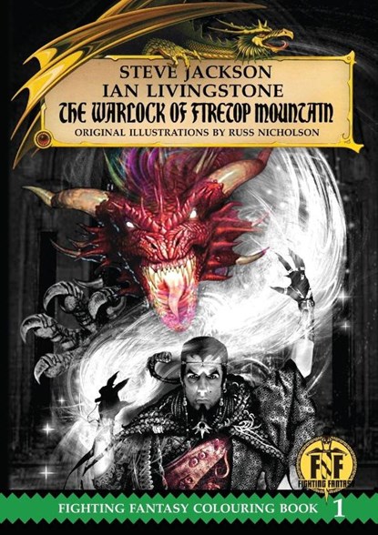 The Warlock of Firetop Mountain Colouring Book, Steve Jackson ; Sir Ian Livingstone - Paperback - 9781911390039