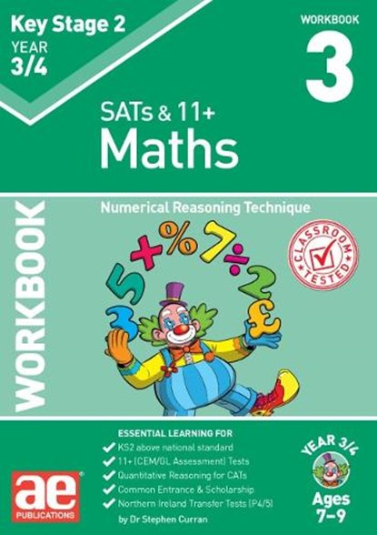 KS2 Maths Year 3/4 Workbook 3, Stephen C. Curran ; Katrina MacKay - Paperback - 9781911553236