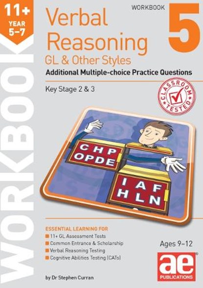 11+ Verbal Reasoning Year 5-7 GL & Other Styles Workbook 5, Stephen C. Curran - Paperback - 9781911553649