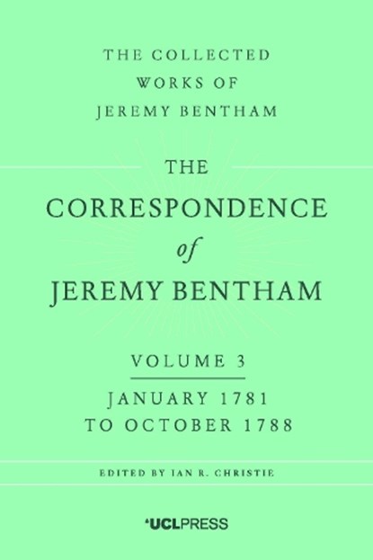 The Correspondence of Jeremy Bentham, Volume 3, Jeremy Bentham - Gebonden - 9781911576112