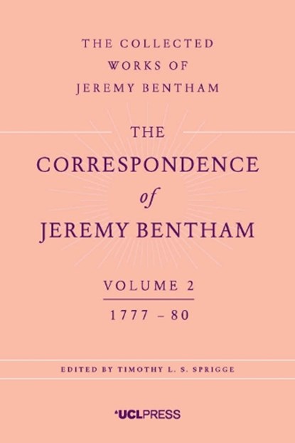 The Correspondence of Jeremy Bentham, Volume 2, Jeremy Bentham - Gebonden - 9781911576297