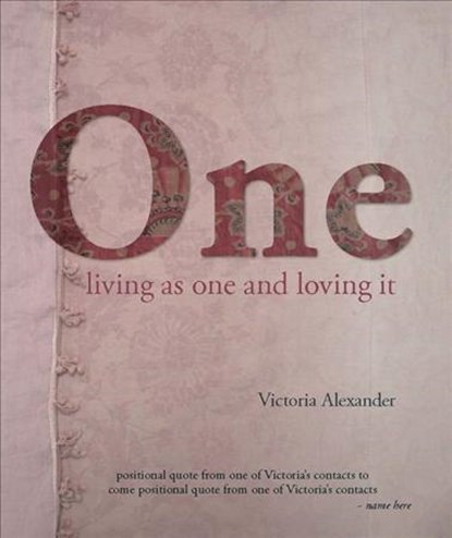 One, ALEXANDER,  Victoria - Gebonden - 9781911632665
