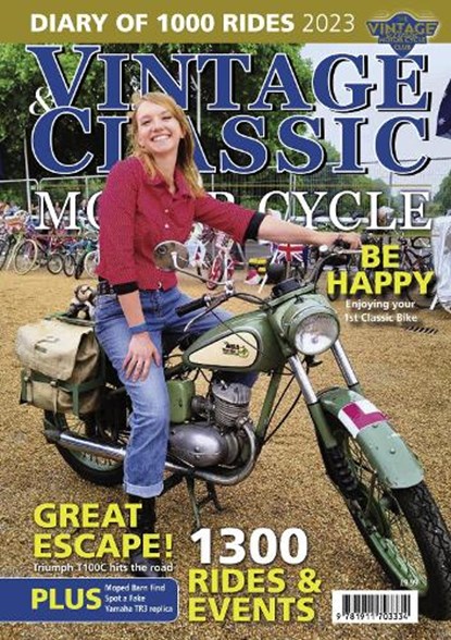 Vintage & Classic Motorcycle: Diary of 1000 Rides 2023, Peter Henshaw - Paperback - 9781911703334