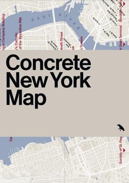 Concrete New York Map, Allison Meier - Gebonden - 9781912018659