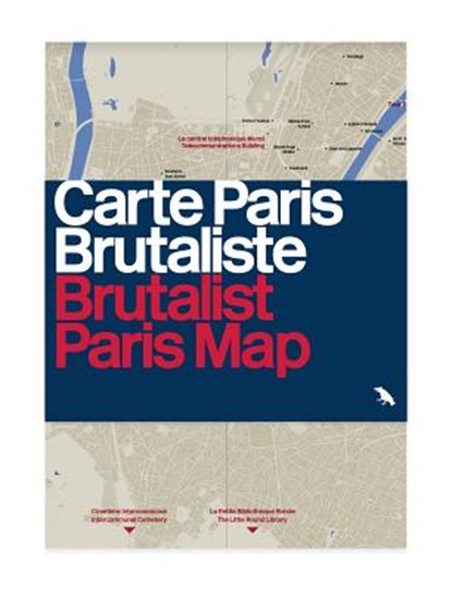 Brutalist Paris Map, Robin Wilson - Gebonden - 9781912018710