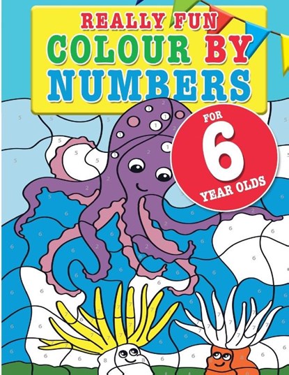 Really Fun Colour By Numbers For 6 Year Olds, Mickey MacIntyre - Paperback - 9781912155132