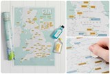Kraskaart Gin Distilleerderijen Groot-Brittannië - Maps International - 9781912203956