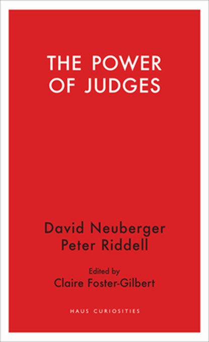 The Power of Judges, David Neuberger - Paperback - 9781912208234