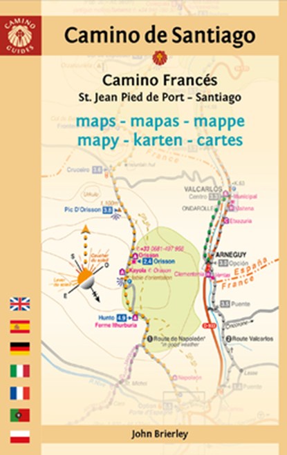 Camino De Santiago Maps, BRIERLEY,  John (John Brierley) - Paperback - 9781912216291