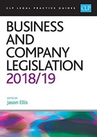 Business and Company Legislation 2018/2019 | auteur onbekend | 