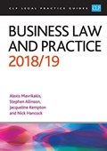 Business Law and Practice 2018/2019 | Alexis Mavrikakis ; Steve Allison ; Christopher Morris | 