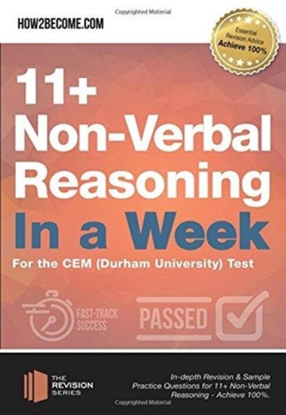 11+ Non-Verbal Reasoning in a Week, How2Become - Paperback - 9781912370313