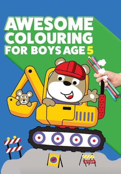 Awesome Colouring Book For Boys Age 5, Mickey MacIntyre - Paperback - 9781912511648