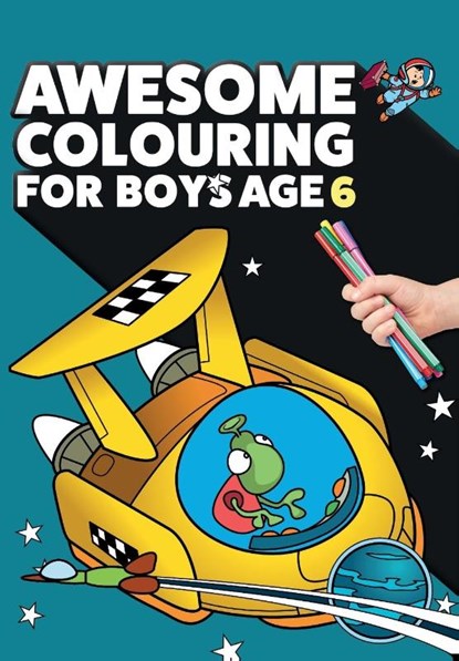 Awesome Colouring Book For Boys Age 6, Mickey MacIntyre - Paperback - 9781912511655