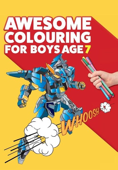Awesome Colouring Book For Boys Age 7, Mickey MacIntyre - Paperback - 9781912511662