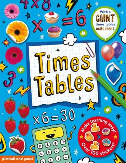 Times Tables Sticker Book, Chez Picthall - Paperback - 9781912646180