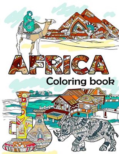 Africa Coloring Book: Adult Colouring Fun, Stress Relief Relaxation and Escape, Aryla Publishing - Paperback - 9781912675241