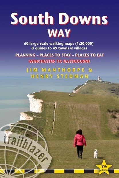 South Downs Way (Trailblazer British Walking Guides), Jim Manthorpe ;  Henry Stedman - Paperback - 9781912716234