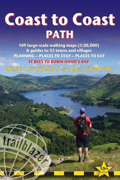 Coast to Coast Path Trailblazer Walking Guide 10e, Henry Stedman - Paperback - 9781912716258
