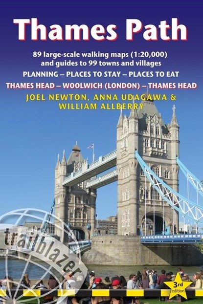 Thames Path Trailblazer Walking Guide 3e, Joel Newton - Paperback - 9781912716272