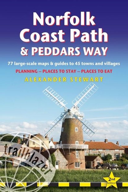 Norfolk Coast Path and Peddars Way Trailblazer Walking Guide 2e, Alexander Stewart - Paperback - 9781912716395