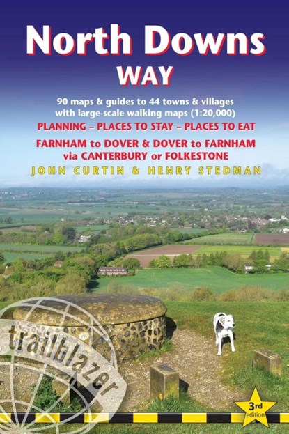 North Downs Way Trailblazer Walking Guide 3e, Henry Stedman John Curtin - Paperback - 9781912716500