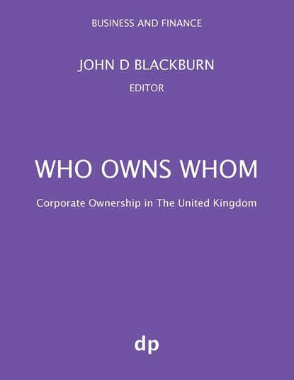 Who Owns Whom, John D Blackburn - Paperback - 9781912736058